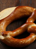 Bavarian Bretzel Plain, a traditional German treat with a golden-brown crust and soft, chewy texture, crafted using time-honored recipes