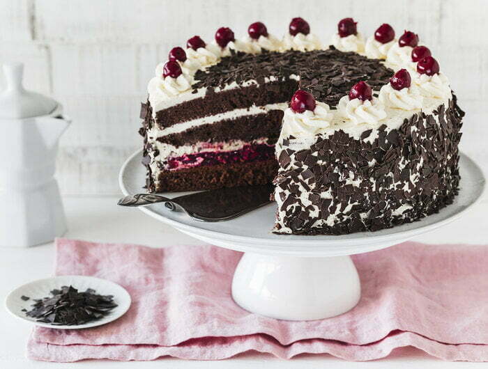 this is the image of our original black forest cake, not for children consumption