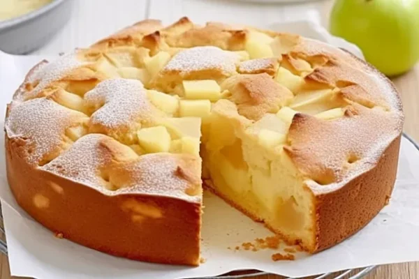 applecake Image Of The Apple Cake With Streusel Covered Served