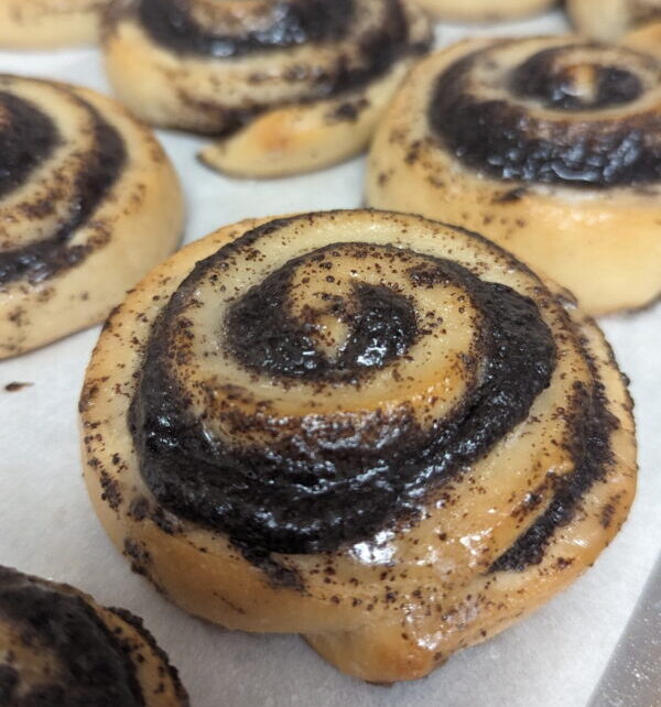 Soft Swirl Pastry Filled With Sweet Poppy Seed Filling — A Classic German Delight From Bretzel.ca