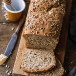 A rustic Bavarian Harvest Loaf, a true Whole Wheat Bread, that smells like fall and tastes like home—fresh from the Bretzel oven